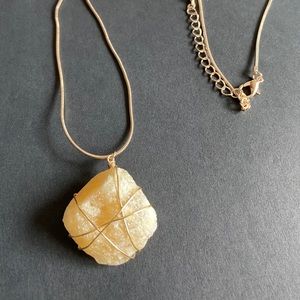 Calcite Gold Necklace